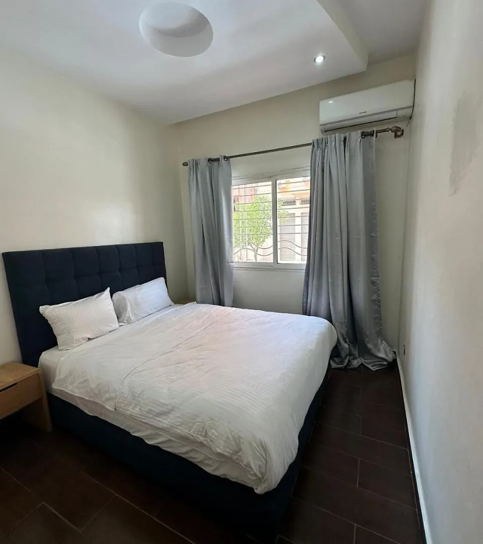 Elegant Appartement 2 Chambres Avec Piscine Et Climatisation A Gueliz Marakéš