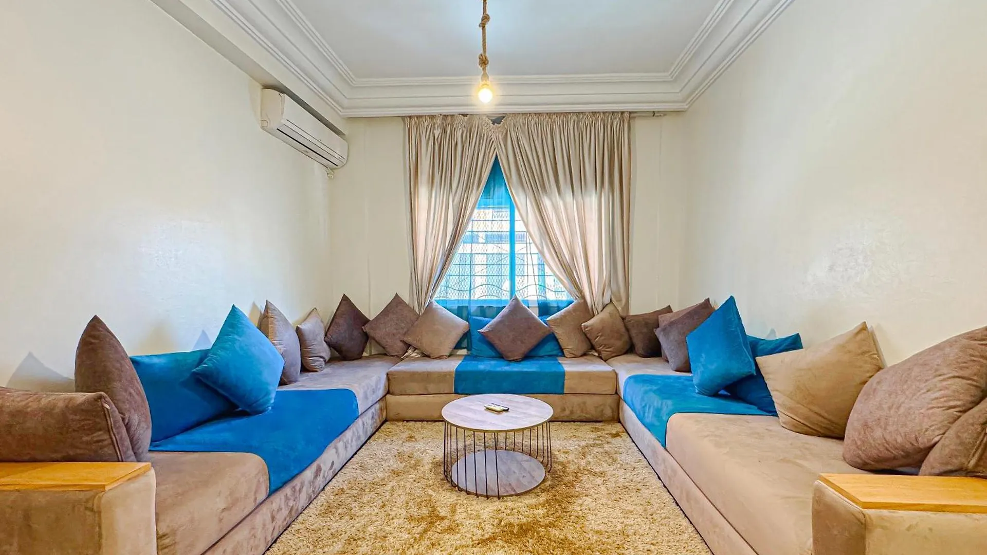 Elegant Appartement 2 Chambres Avec Piscine Et Climatisation A Gueliz Marakéš